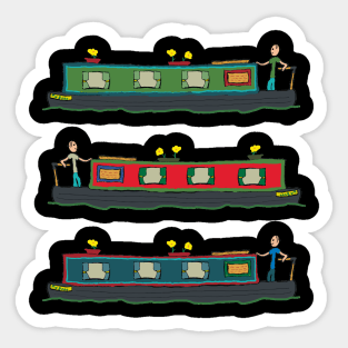 Narrowboat Sticker